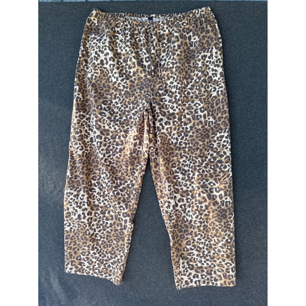American Eagle Lounge Leopard Print Lounge Pants XL Brown Animal Print